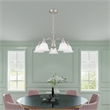 Beaumont Lane 5 Light Convertible Chandelier Ceiling Mount in Nickel