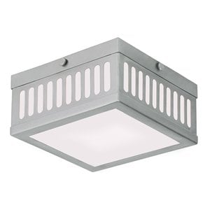 Beaumont Lane 2 Light Flush Ceiling Mount in Brushed Nickel