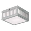 Beaumont Lane 2 Light Flush Ceiling Mount in Brushed Nickel
