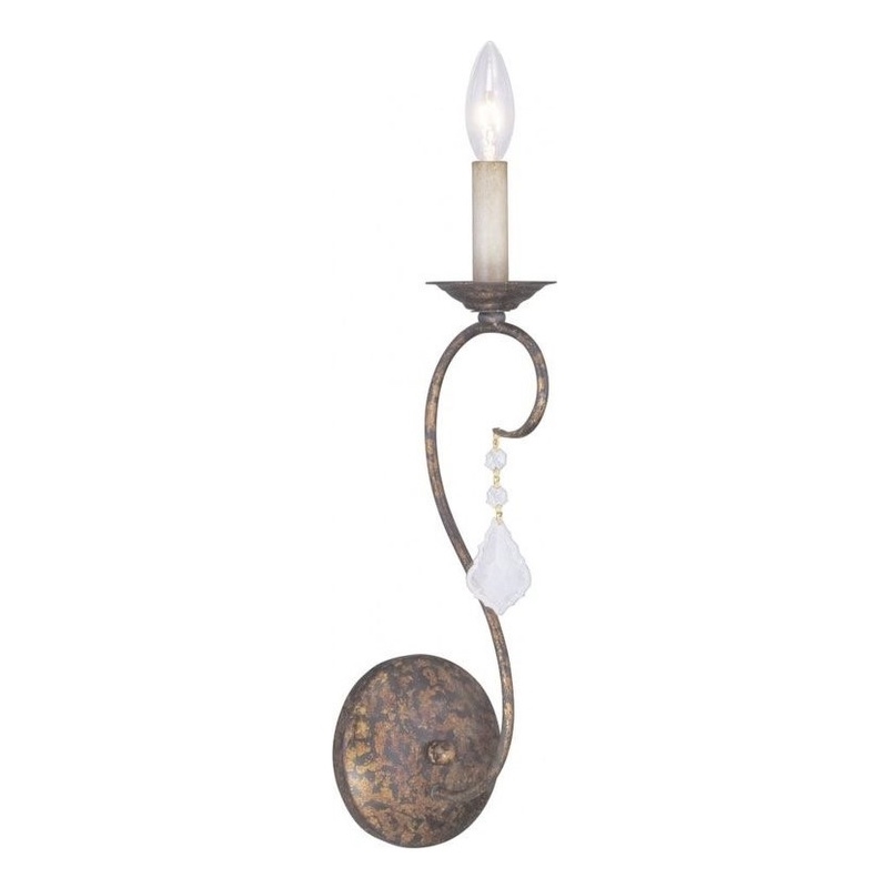 Beaumont Lane Wall Sconce in Hand Applied Venetian Golden Bronze