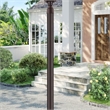 Beaumont Lane Outdoor Cast Aluminum Post in Bronze