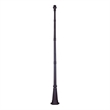 Beaumont Lane Outdoor Cast Aluminum Fluted Post in Bronze