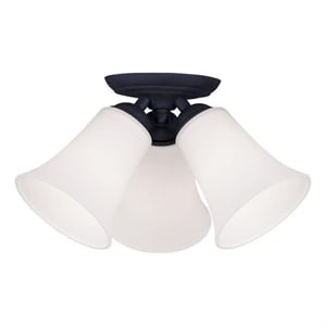 Beaumont Lane 3 Light Ceiling Mount in Black