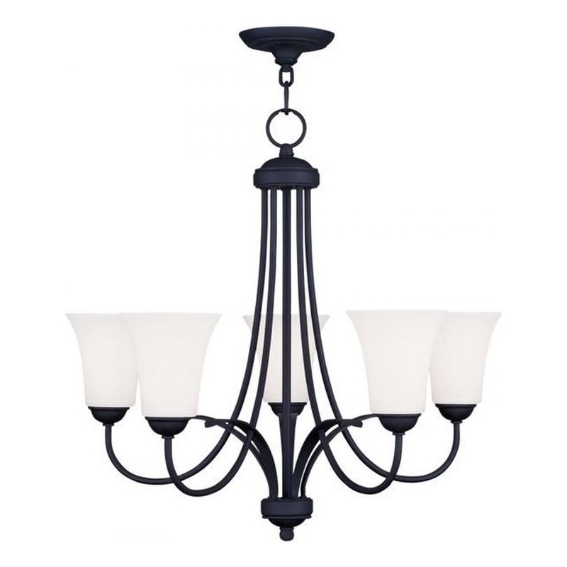Beaumont Lane 5 Light Chandelier in Black