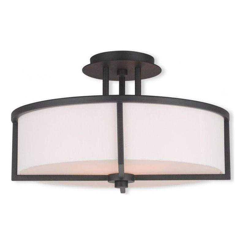 Beaumont Lane 3 Light Ceiling Mount in Bronze