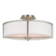 Beaumont Lane 4 Light Ceiling Mount in Brushed Nickel