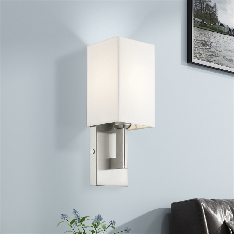 Beaumont Lane Wall Sconce in Brushed Nickel