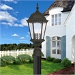 Beaumont Lane 3 Light Outdoor Post Top Lantern in Textured Black