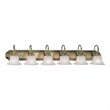 Beaumont Lane 6 Light Bath Light in Antique Brass