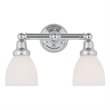 Beaumont Lane 2 Light Bath Light in Chrome