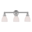 Beaumont Lane 3 Light Bath Light in Brushed Nickel