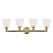 Beaumont Lane 4 Light Bath Light in Polished Brass