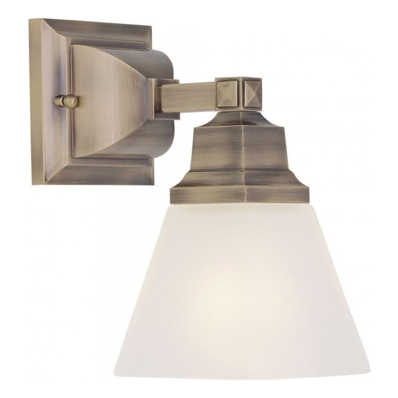 Beaumont Lane Bath Light in Antique Brass