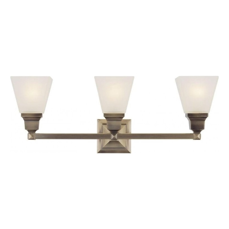 Beaumont Lane 3 Light Bath Light in Antique Brass