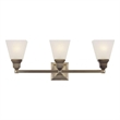 Beaumont Lane 3 Light Bath Light in Antique Brass