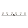 Beaumont Lane 6 Light Bath Light in Brushed Nickel