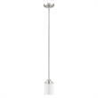 Beaumont Lane Mini Pendant in Brushed Nickel