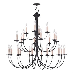 Beaumont Lane 24 Light Chandelier in Black