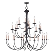 Beaumont Lane 24 Light Chandelier in Black