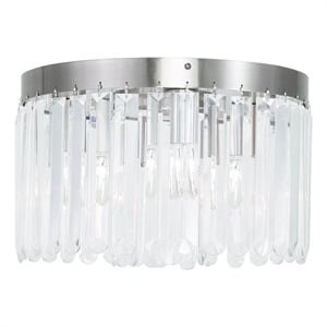 Beaumont Lane 4 Light Ceiling Mount in Brushed Nickel