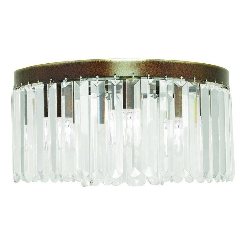 Beaumont Lane 5 Light Ceiling Mount in Hand Painted Palacial Bronze