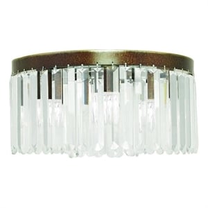 Beaumont Lane 5 Light Ceiling Mount in Hand Painted Palacial Bronze