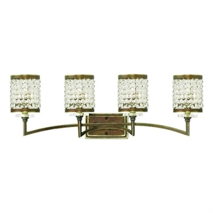 Beaumont Lane 4 Light Bath Light in Hand Painted Palacial Bronze