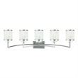 Beaumont Lane 5 Light Bath Light in Brushed Nickel