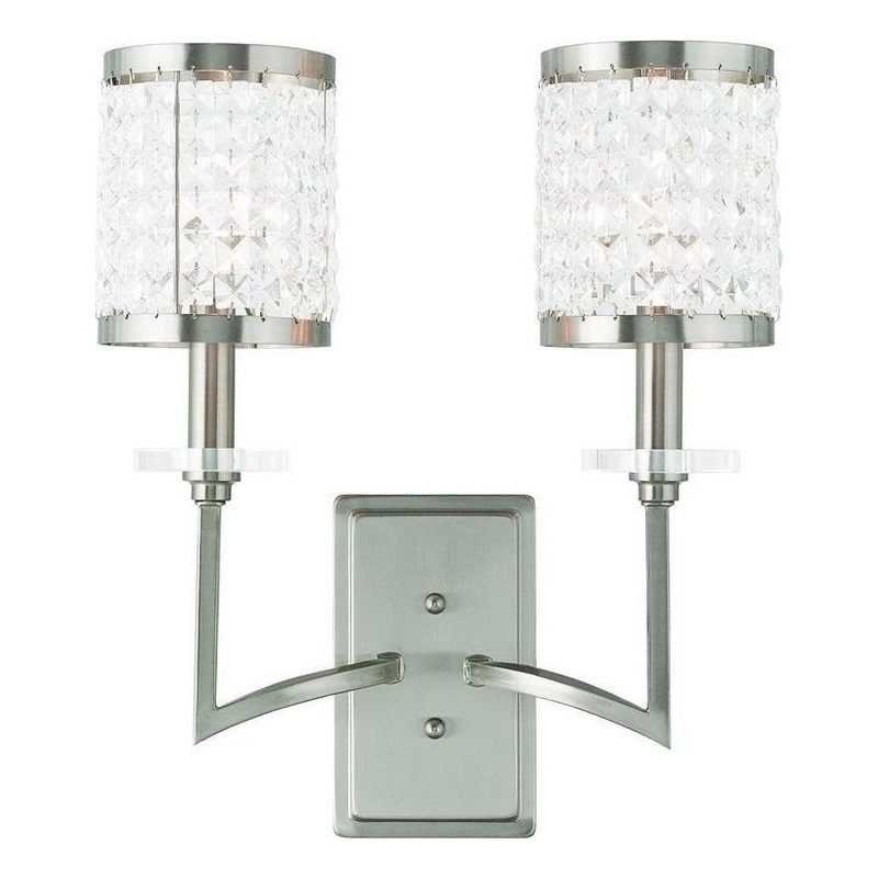 Beaumont Lane 2 Light Wall Sconce in Brushed Nickel