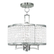 Beaumont Lane 4 Light Convertible Mini Chandelier in Brushed Nickel