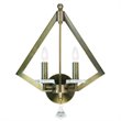 Beaumont Lane 2 Light Wall Sconce in Antique Brass
