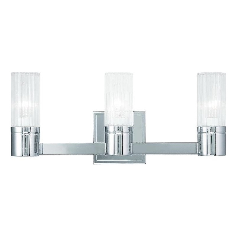 Beaumont Lane 3 Light Bath Light in Chrome
