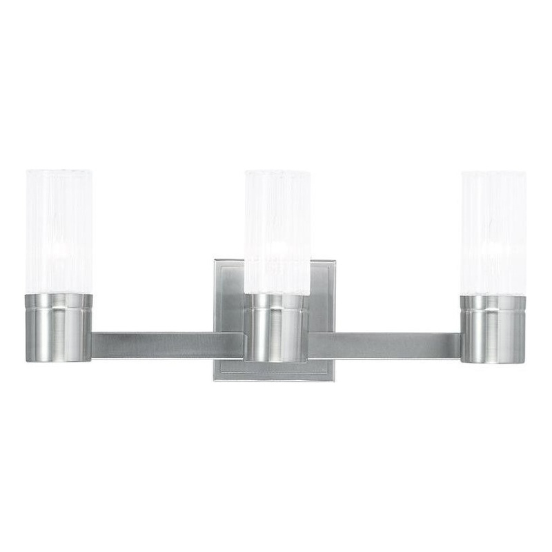 Beaumont Lane 3 Light Bath Light in Brushed Nickel