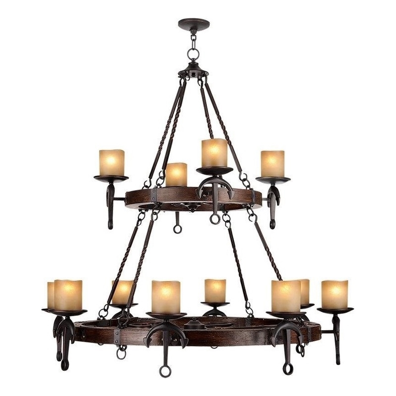 Beaumont Lane 12 Light Chandelier in Olde Bronze