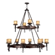 Beaumont Lane 12 Light Chandelier in Olde Bronze