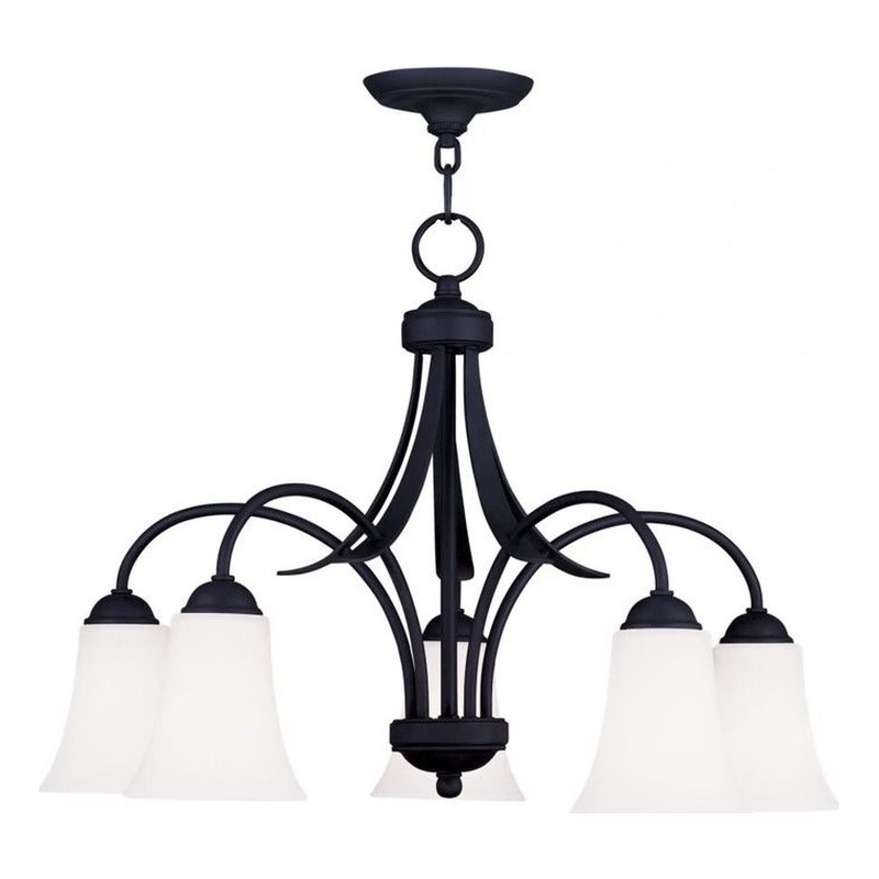 Beaumont Lane 5 Light Chandelier in Black