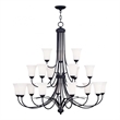 Beaumont Lane 18 Light Chandelier in Black