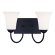 Beaumont Lane 2 Light Bath Light in Black