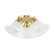 Beaumont Lane 3 Light Ceiling Mount in Polished Brass