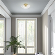 Beaumont Lane 3 Light Ceiling Mount in Polished Brass