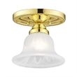 Beaumont Lane Ceiling Mount in Polished Brass