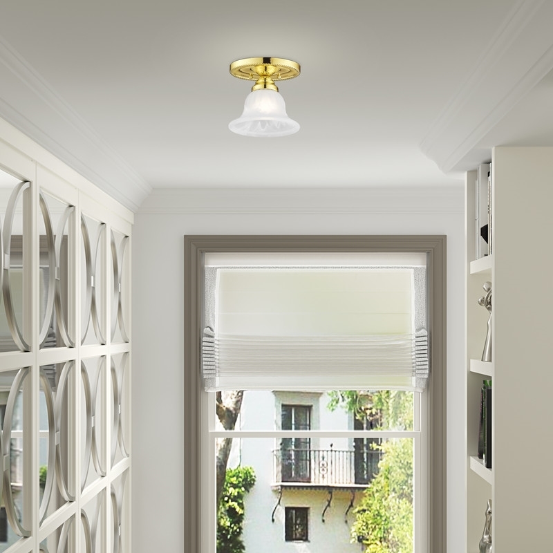 Beaumont Lane Ceiling Mount in Polished Brass