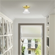 Beaumont Lane Ceiling Mount in Polished Brass