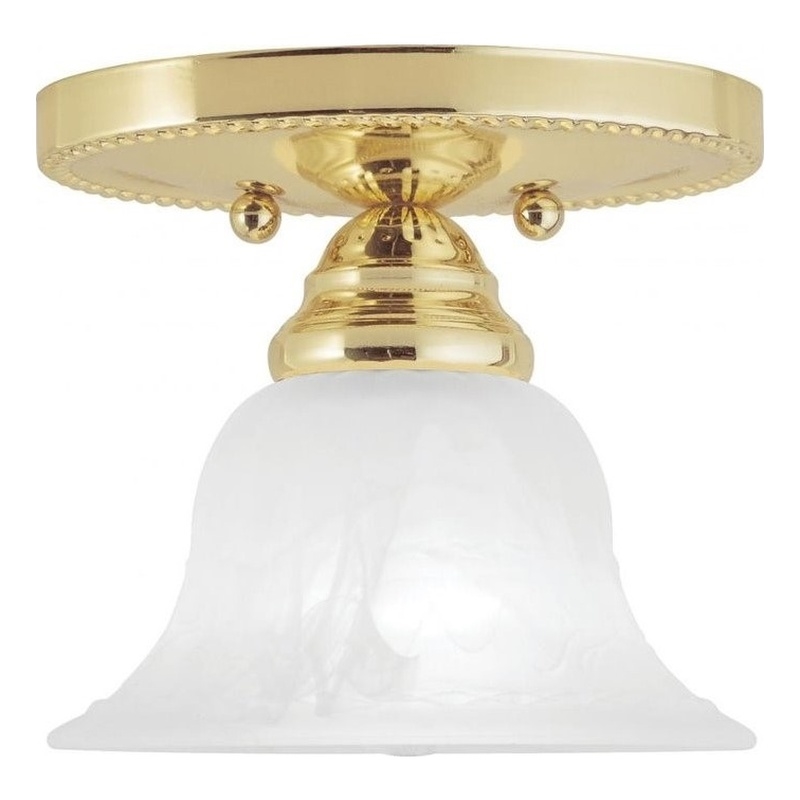 Beaumont Lane Ceiling Mount in Polished Brass