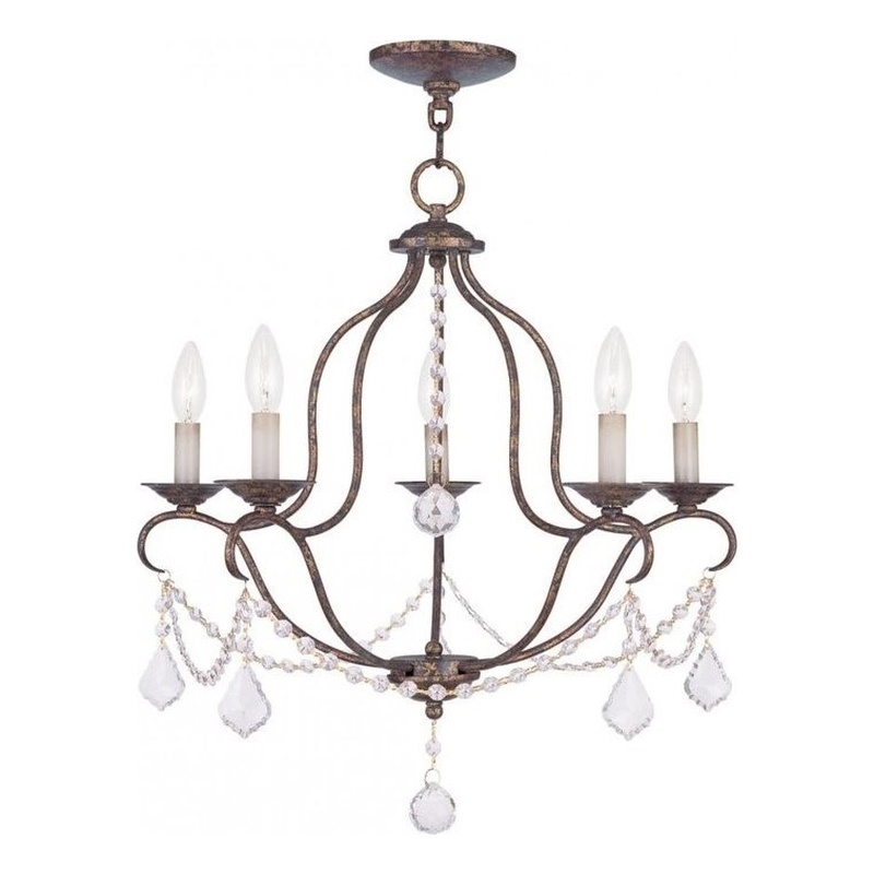 Beaumont Lane 5 Light Chandelier in Venetian Golden Bronze