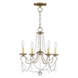 Beaumont Lane 4 Light Convertible Ceiling Mount in Antique Silver Leaf