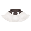 Beaumont Lane 3 Light Ceiling Mount in Bronze