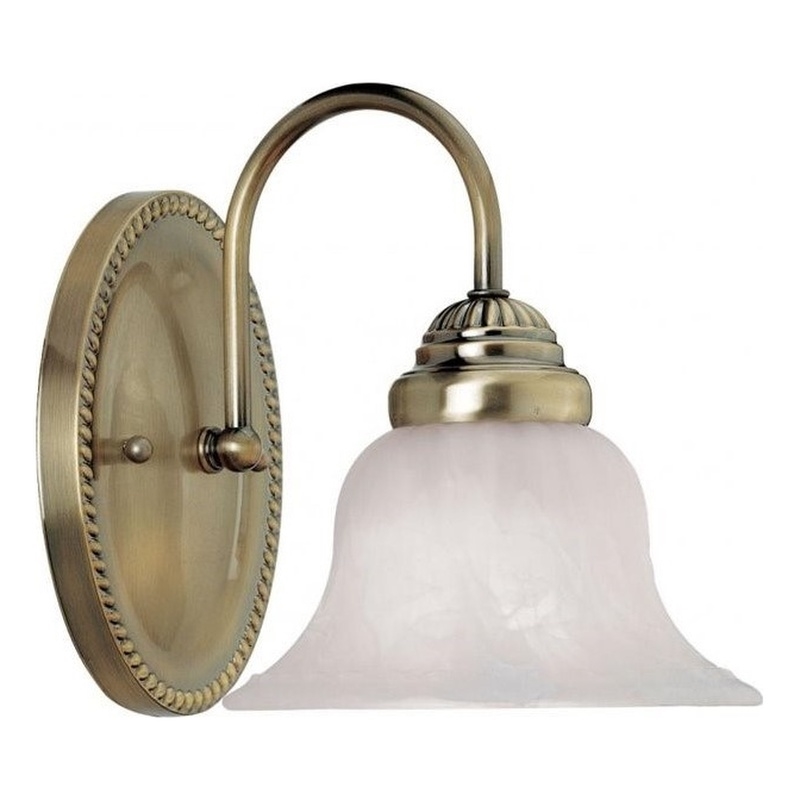 Beaumont Lane Bath Light in Antique Brass