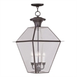 Beaumont Lane 4 Light Outdoor Chain Hang in Bronze