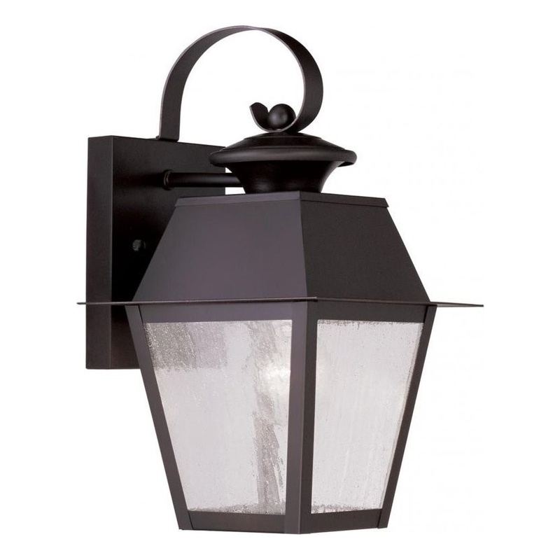 Beaumont Lane Outdoor Wall Lantern in Bronze